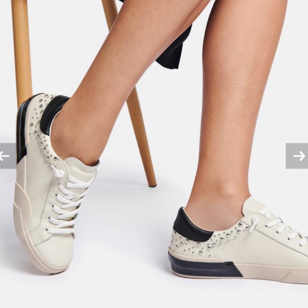 Dolce Vita Womens Zina stud sneakers